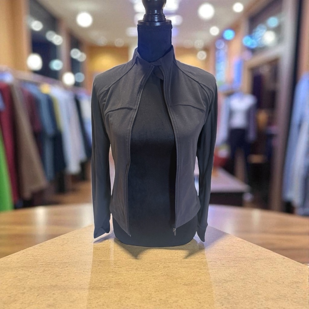 Lululemon Black Zip-Up Jacket.